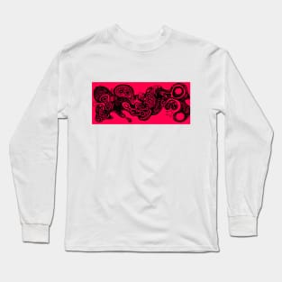 Micro Red Long Sleeve T-Shirt